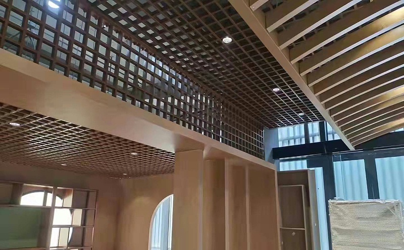 滾涂木紋格柵定制@中滬世業(yè)